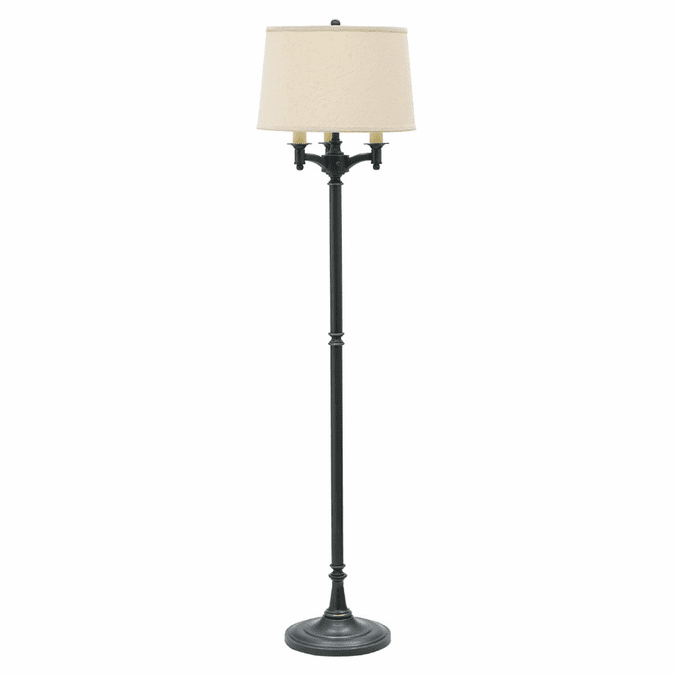 House of Troy L800-OB Lancaster Traditional 3 Arm Oil Rubbed Bronze 62 Inch Tall Floor Lamp