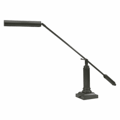 House of Troy P10-191-81 Grand Piano Mahogany Bronze Finish 26 Inch Tall Fluorescent Piano Lamp