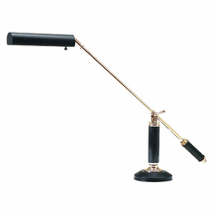 House of Troy P10-192-617 Grand Piano Black & Brass Finish 21 Inch Tall Piano Light