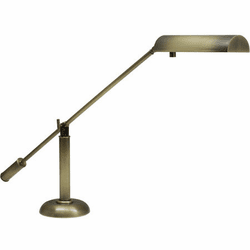 House of Troy PH10-195-AB Grand Piano Antique Brass Halogen Piano Lamp