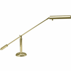 House of Troy PH10-195-PB Grand Piano Polished Brass Halogen Piano Lamp