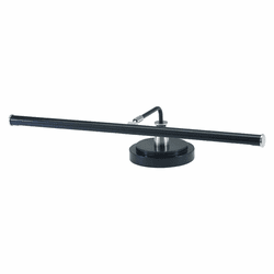 House of Troy PLED101-527 Piano/Desk 4 Inch Tall Black & Satin Short Piano Light