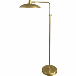 House of Troy RL200-NTB Ridgeline Retro Natural Brass LED Light Floor Lamp