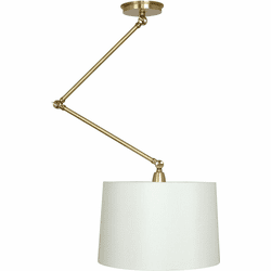 House of Troy UP501-SB/PB Uptown Satin Brass and Polished Brass Lighting Pendant
