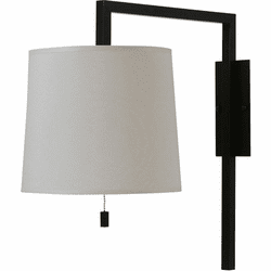 House of Troy WL630-ABZ Wall Sconce Modern Architectural Bronze Swing Arm Wall Lamp