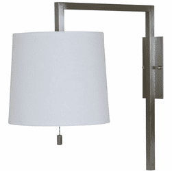 House of Troy WL630-SN Wall Sconce Contemporary Satin Nickel Swing Arm Wall Lamp