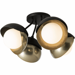 Hubbardton Forge 121376 Brooklyn Halogen Flush Mount Light Fixture