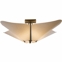 Hubbardton Forge 123305 Kirigami Semi Flush 22 Inch Diameter Overhead Light Fixture