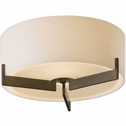 Hubbardton Forge 126401 Axis Flush Mount Small 12 Inch Diameter Overhead Light