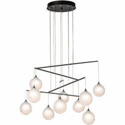Hubbardton Forge 131151 Fritz LED Round Multi Hanging Light
