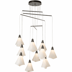 Hubbardton Forge 131152 Mobius LED Abstract Multi Drop Ceiling Light Fixture