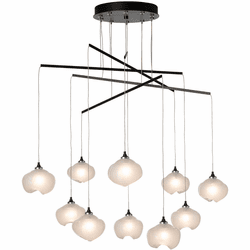 Hubbardton Forge 131153 Ume LED Round Multi Pendant Lamp
