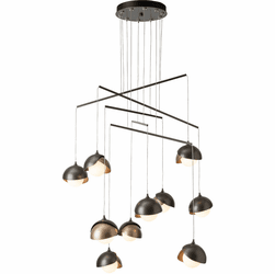 Hubbardton Forge 131155 Brooklyn LED Round Multi Pendant Light