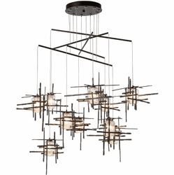 Hubbardton Forge 131156 Tura LED Round Multi Hanging Lamp
