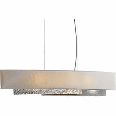 Hubbardton Forge 137675 Oceanus Vintage Platinum Finish 8.1" Tall Kitchen Island Lighting