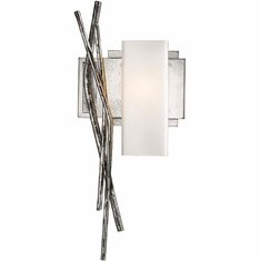 Hubbardton Forge 207670R Brindille Right Facing 18.9 Inch Tall Rustic Wall Mounted Lamp