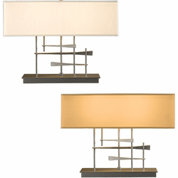 Hubbardton Forge 277670 Cavaletti 15 Inch Tall Table Lighting With Finish Options