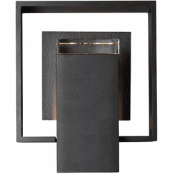 Hubbardton Forge 302600 Shadow Box Outdoor Wall Light Sconce