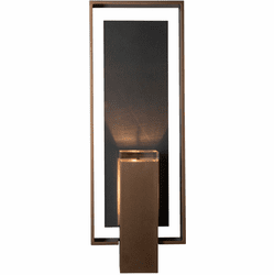 Hubbardton Forge 302604 Shadow Box Exterior Lighting Sconce