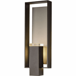 Hubbardton Forge 302665 Shadow Box Large Outdoor Wall Light Sconce