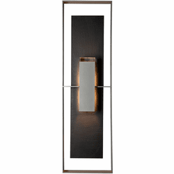Hubbardton Forge 302669 Shadow Box Extra Tall with Slate Outdoor Wall Lighting