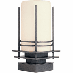 Hubbardton Forge 335796 Double Banded Outdoor Pier Mount Light