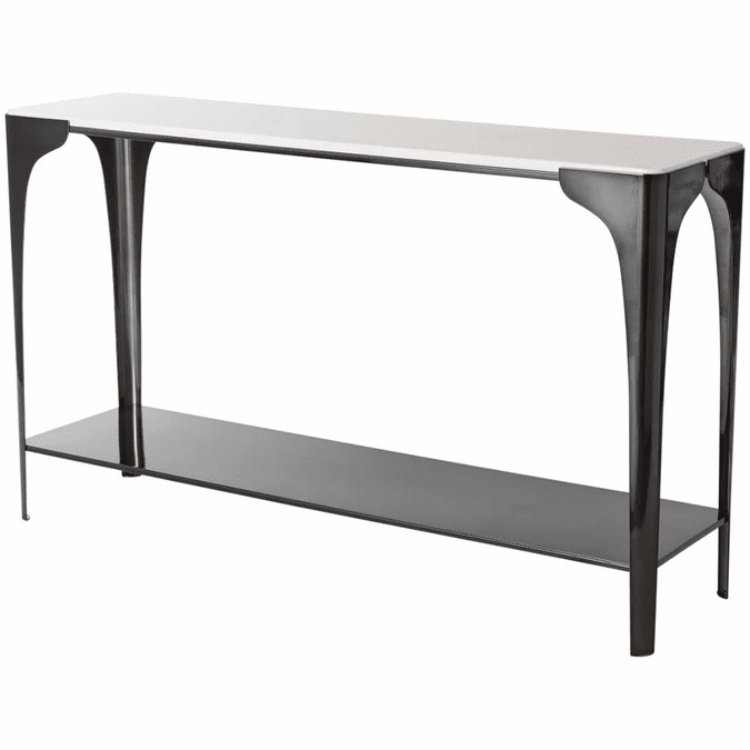 Hubbardton 750127 Cove Marble Top Console Table HUB750127