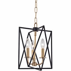 Hudson Valley 1110-AGB Laszlo Aged Brass 10.25" Foyer Lighting