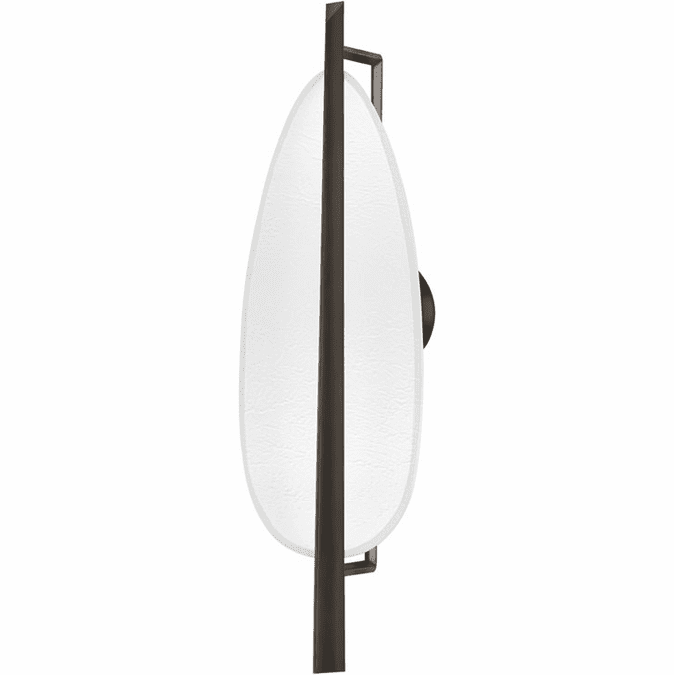 Hudson Valley 1170-BLNK/WP Ithaca Modern Black Nickel / White Plaster LED Light Sconce