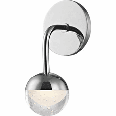 Hudson Valley 1241-PC Boca Contemporary Polished Chrome LED Wall Mounted Lamp