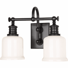 Hudson Valley 1972-OB Keswick Old Bronze 2-Light Bathroom Wall Light Fixture