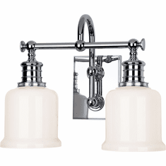 Hudson Valley 1972-PC Keswick Polished Chrome 2-Light Bathroom Lighting