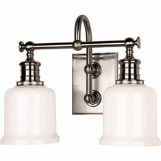 Hudson Valley 1972-SN Keswick Satin Nickel 2-Light Lighting For Bathroom