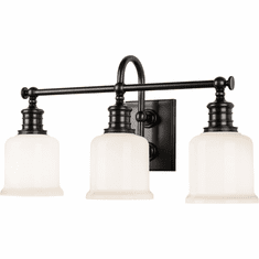 Hudson Valley 1973-OB Keswick Old Bronze 3-Light Bathroom Light