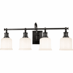 Hudson Valley 1974-OB Keswick Old Bronze 4-Light Bath Light Fixture