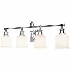 Hudson Valley 1974-PC Keswick Polished Chrome 4-Light Bath Lighting Fixture