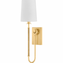 Hudson Valley 2071-AGB Glenmont Modern Aged Brass Wall Sconce Light