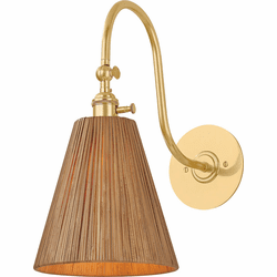 Hudson Valley 2115-AGB Ruthin Modern Aged Brass Wall Lamp