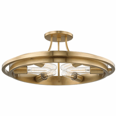 Hudson Valley 2721-AGB Chambers Contemporary Aged Brass Ceiling Lighting