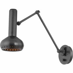 Hudson Valley 2813-DB Roald Contemporary Distressed Bronze Wall Swing Arm Lamp