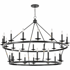 Hudson Valley 3228-AOB Allendale Contemporary Aged Old Bronze Chandelier Light