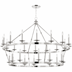 Hudson Valley 3228-PN Allendale Contemporary Polished Nickel Ceiling Chandelier