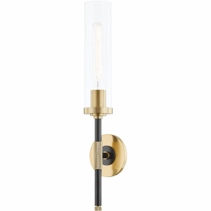 Hudson Valley 3700-AOB Bowery Contemporary Aged Old Bronze Wall Lighting Sconce