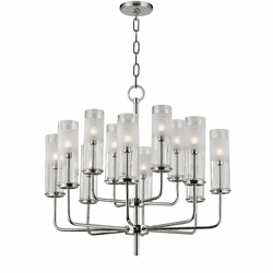Hudson Valley 3925-PN Wentworth Polished Nickel Xenon Chandelier Light