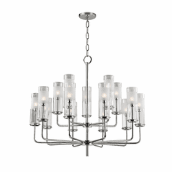 Hudson Valley 3930-PN Wentworth Polished Nickel Xenon Hanging Chandelier