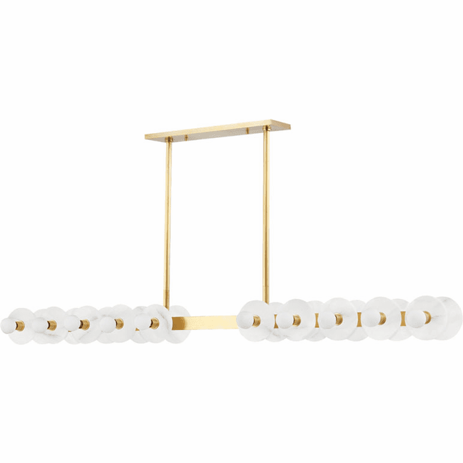 Hudson Valley 4260-AGB Austen Contemporary Aged Brass Island Lighting