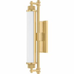 Hudson Valley 4718-AGB Plandome Contemporary Aged Brass LED 18" Bathroom Sconce