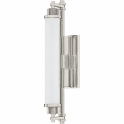 Hudson Valley 4718-PN Plandome Modern Polished Nickel LED 18" Bathroom Lighting Sconce