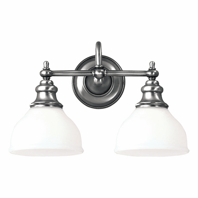 Hudson Valley 5902-PN Sutton Vintage Polished Nickel 2-Light Vanity Lighting