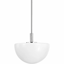 Hudson Valley 5915-PN Lethbridge Contemporary Polished Nickel 15" Pendant Lamp